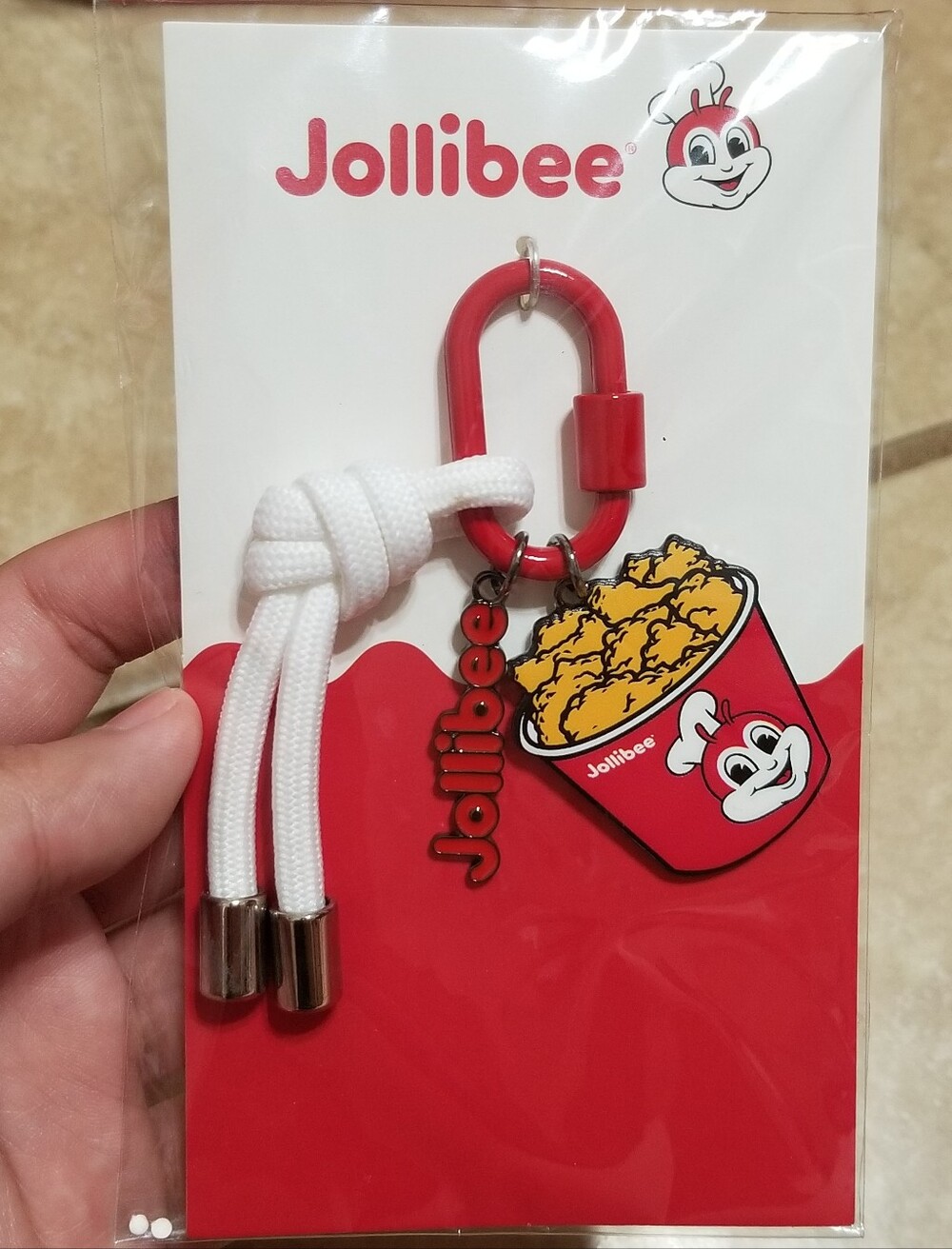 Jollibee Chicken Joy Bucket Keychain